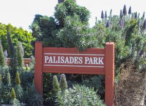 Palisades Park Sign Palisades Park Sign